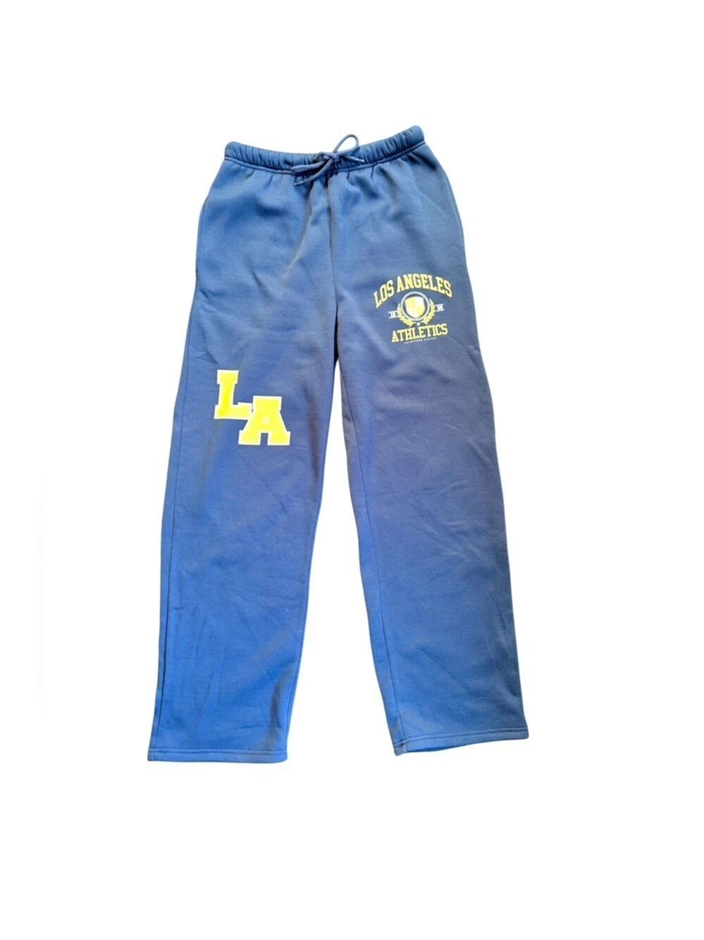 Los Angeles Athletics Sweatpants Navy Blue Size Small